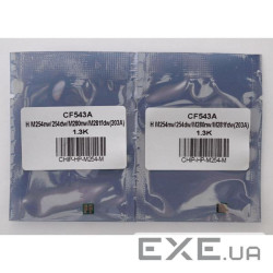 Чип для картриджа HP CLJ M254 MAGENTA 1.3K CF543A Everprint (CHIP-HP-M254-M)