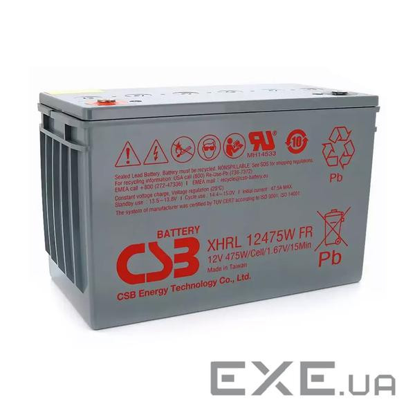 Батарея до ДБЖ CSB XHRL12475W, 12V 118.8Ah