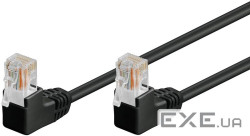 Патч-корд неекранований RJ45 UTP5e 5.0m, patch D=4.9mm AWG26 2x90 Gold,чорний (75.09.6089-10)