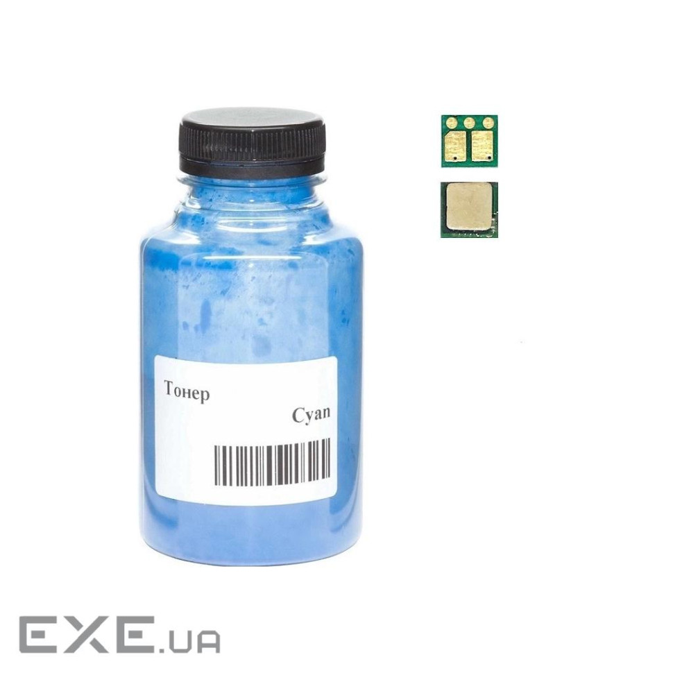 Тонер Canon 067 35г +chip CYAN MF651Cw/MF655Cdw/MF657Cdw 1.25K AHK (50000375)