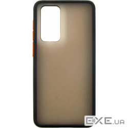 Чохол до мобільного телефона Dengos Matt Huawei P40, black (DG-TPU-MATT-46) (DG-TPU-MATT-46)