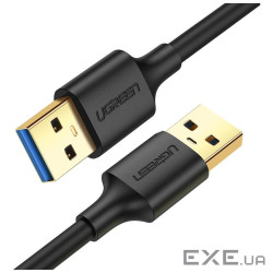 Дата кабель USB 3.0 AM/AM 0.5m US128 black Ugreen (10369)