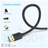 Дата кабель USB 3.0 AM/AM 0.5m US128 black Ugreen (10369)