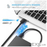 Дата кабель USB 3.0 AM/AM 0.5m US128 black Ugreen (10369)