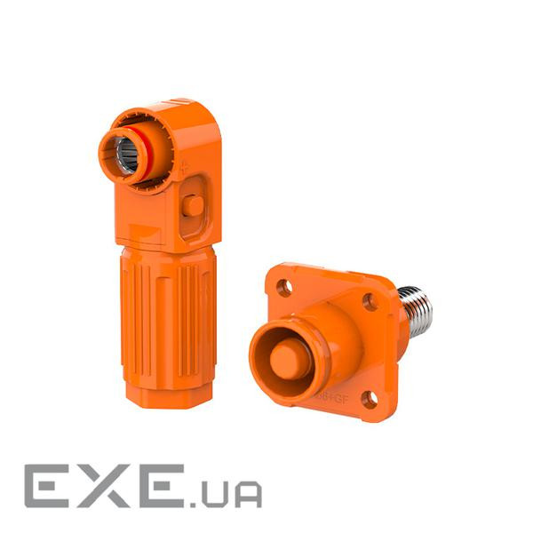 Комплект роз&apos,ємів для АКБ (тато+мама), SRDB-150С, 150А, 1500V, IP67, Orange , 1500V, IP67, Orange