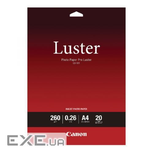 Фотопапір Canon A4 Luster LU-101 20л (6211B006)