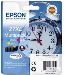 Картридж Epson 27XL WF-7620 Bundle (C,M,Y) XL (C13T27154020/C13T27154022/C13T27154012)