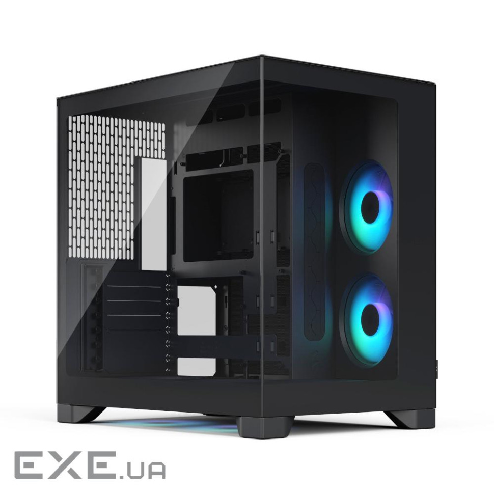 Корпус ATX без БЖ, чорний, з загартованим склом, Pop 2 Vision Black RGB FRACTAL DESI (FD-C-POV2A-02)