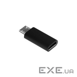 Переходник Lapara Micro USB Male to USB 3.1 Type-C Female black (LA-MaleMicroUSB-TypeC-Female black)