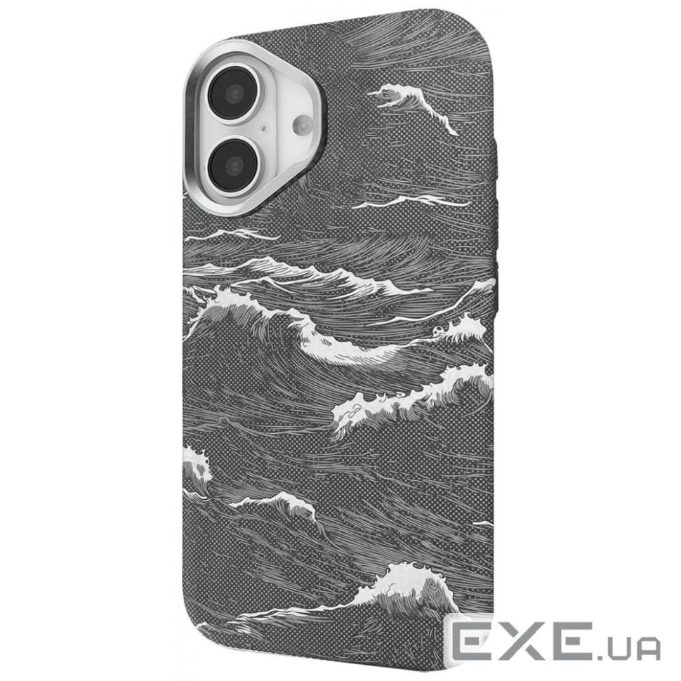 Чехол Gleam Case with Magnetic Ring iPhone 17 silver ocean (65180 silver ocean)