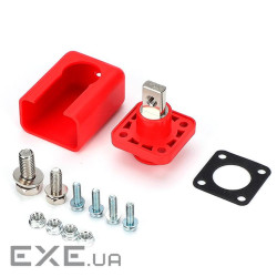 Корпусна прохідна клема 150A-A, М8-M6, 150A, 600V, &le,0,6 мОм, мідь, IP54, Red (YT-150A-A-Red) , IP54, Red (YT-150A-A-R