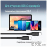 Дата кабель USB-C to USB-C 1.0m 3A 60W textured PVC black ColorWay (CW-CBPDCC094-BK)