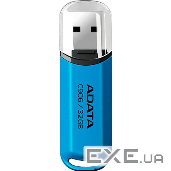 Флешка ADATA C906 32GB Blue (AC906-32G-RWB)