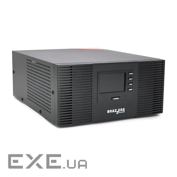 ДБЖ під зовнішній АКБ 12V(LiFePo4/GEL/AGM), струм заряду 10/20A BRAZZERS BR (BRSW-LFP-600 (500Вт))