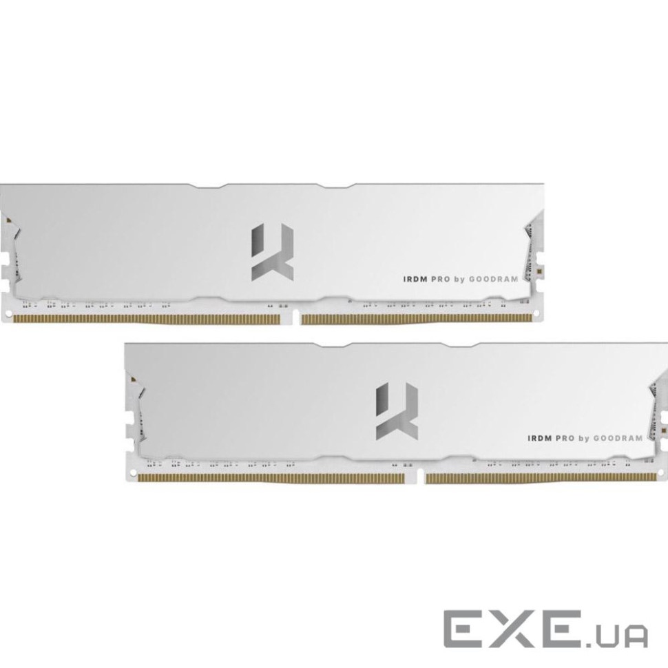 Модуль пам'яті GOODRAM IRDM Pro DDR4 3600MHz 16GB Kit 2x8GB Hollow White (IRP-W3600D4V64L18S/16GDC)