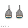 Кабель DIGITUS HDMI UHD 8K, AOC hybrid-fiber, type A M/M, 10м, чорний (AK-330126-100-S)