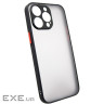 Чохол до мобільного телефона Dengos Matte iPhone 15 Pro Max (black) (DG-TPU-MATT-133)