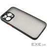 Чохол до мобільного телефона Dengos Matte iPhone 15 Pro Max (black) (DG-TPU-MATT-133)