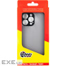 Чохол до мобільного телефона Dengos Matte iPhone 15 Pro Max (black) (DG-TPU-MATT-133)