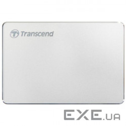 Портативний жорсткий диск TRANSCEND StoreJet 25C3S 1TB USB3.1 Silver (TS1TSJ25C3S)