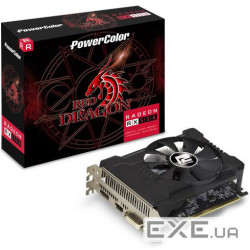 Відеокарта POWERCOLOR Red Dragon Radeon RX 550 4GB GDDR5 OC V2 (AXRX 550 4GBD5-DHV2/OC)