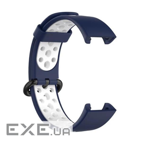 Ремінець BeCover Vents Style для Xiaomi Redmi Smart Band 2 Blue-White (709426)
