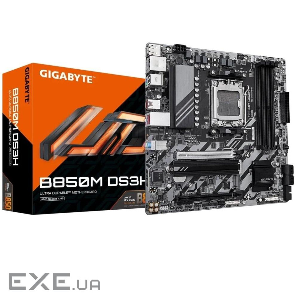 Материнська плата GIGABYTE B850M DS3H