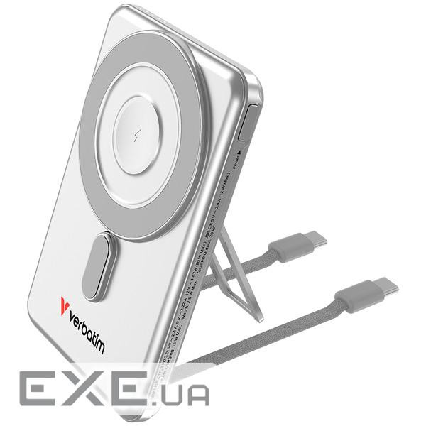 Повербанк MagSafe VERBATIM Charge 'n' Go 20W 5000mAh Silver (32276)