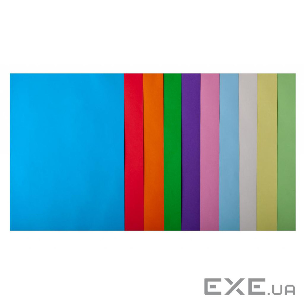 Папір Buromax А4, 80g, PASTEL+INTENSIVE, 10colors, 50sh (BM.2721650-99)