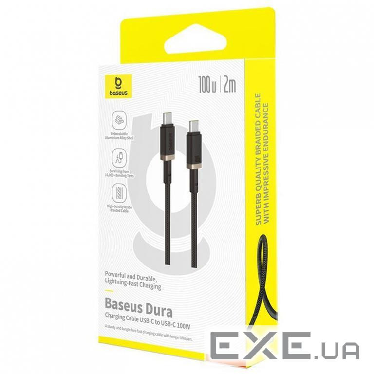 Кабель Baseus Type-C to Type-C 100W 2m (P10377803U01-02)з/ч