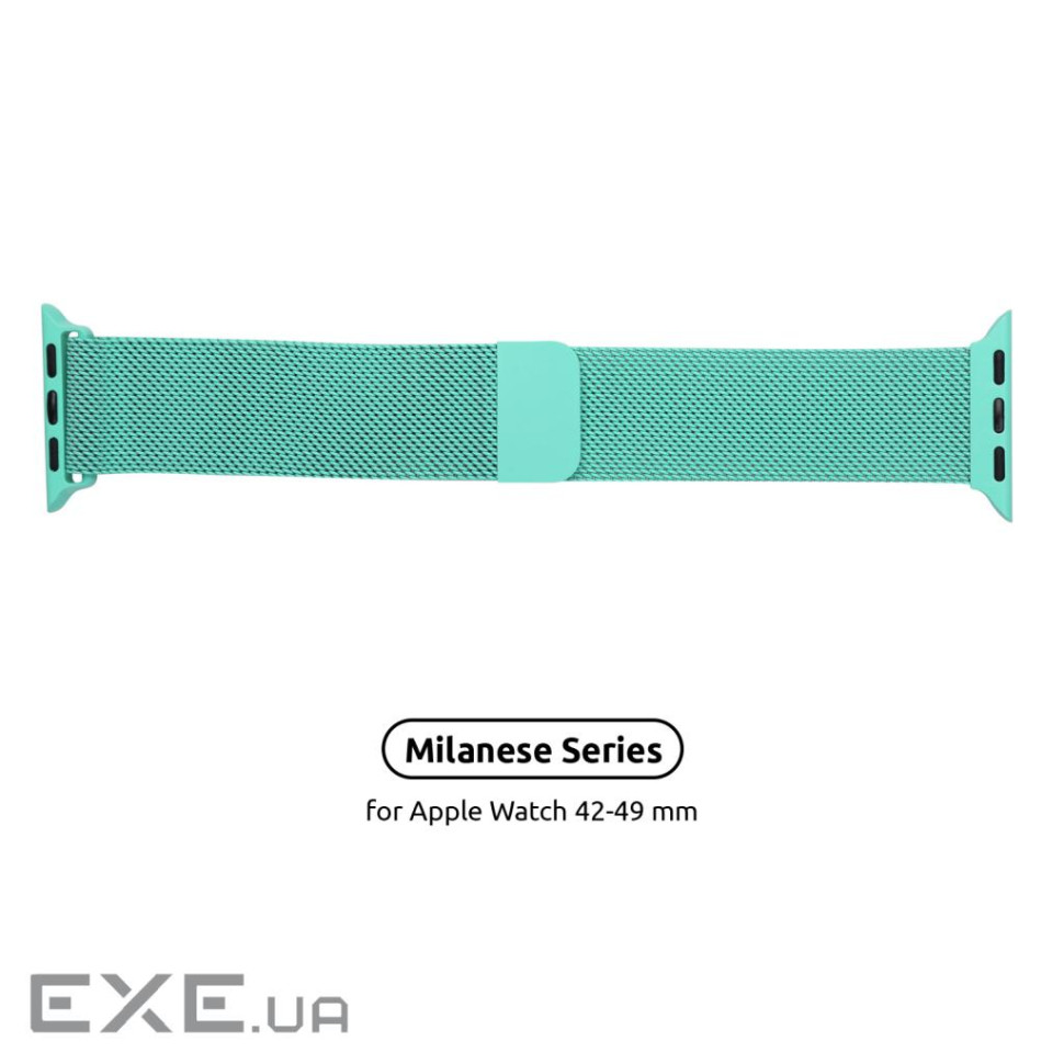 Ремінець ArmorStandart Milanese Loop Band для Apple Watch All Series 42/44/45/49mm Mint G (ARM55260)