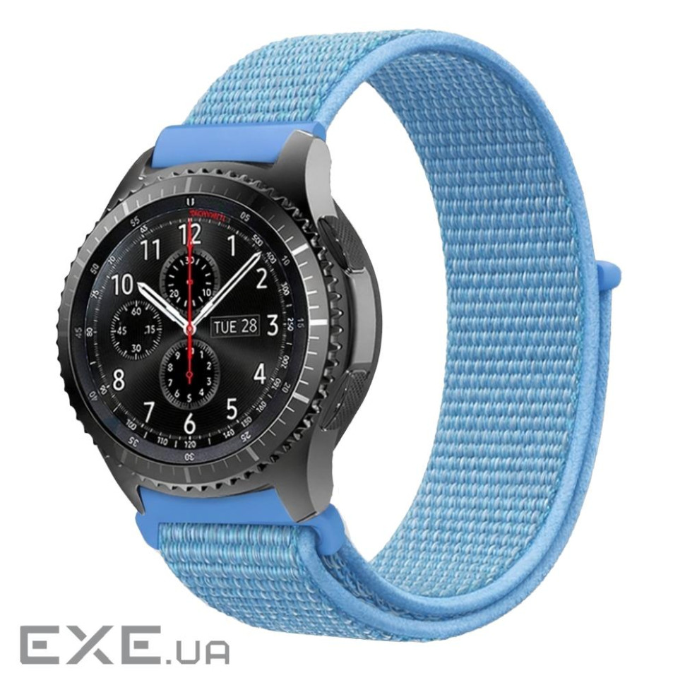 Ремешок BeCover Nylon Style для Garmin Vivoactive 3/3 Music/Vivomove HR/Vivomove Aqua Blue (715000)