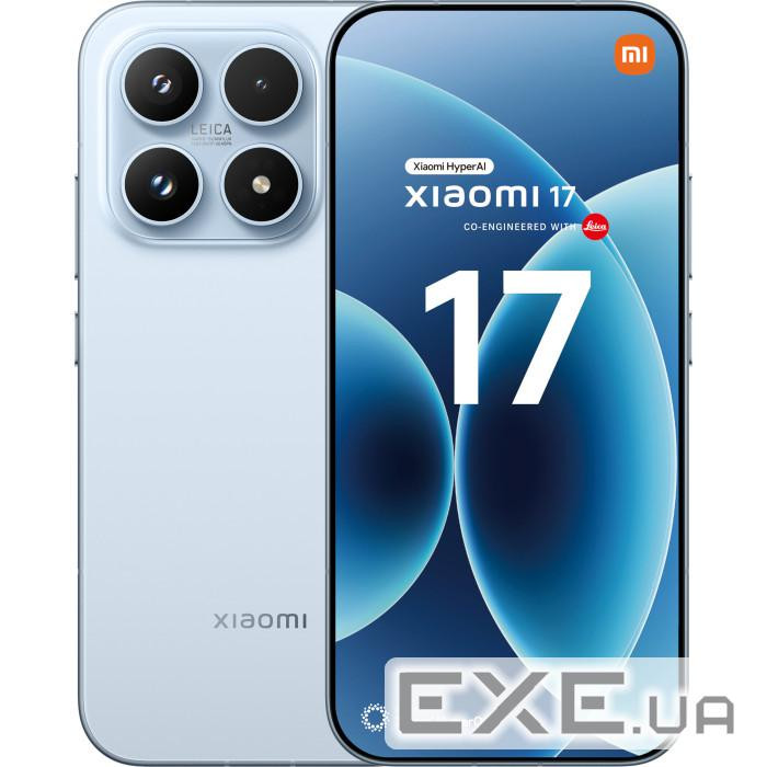 Смартфон XIAOMI 17 12/256GB Ice Blue (25113PN0EG Ice Blue)