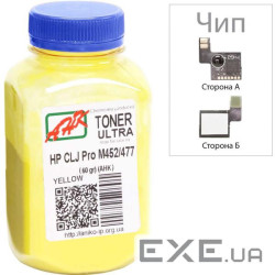 Тонер HP CLJ Pro M452/477 60г Yellow +chip AHK (3202787)