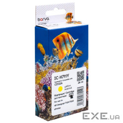 Картридж Barva HP 711 (CZ132A/CZ136A) 26 мл, Yellow (IC-H711Y)