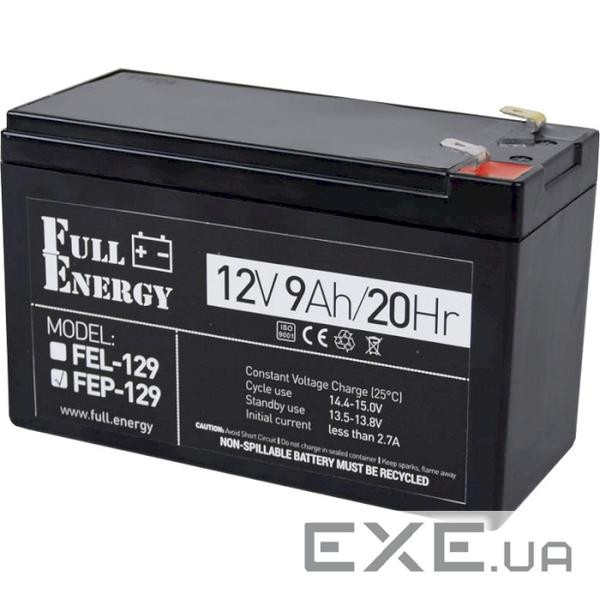 Батарея до ДБЖ Full Energy 12В 9Ач (FEP-129)