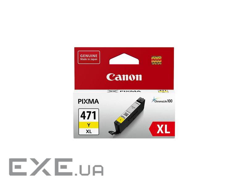 Картридж Canon CLI-471 XL Yellow (0349C001)