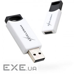 Флешка EXCELERAM H2 64GB Blue/ White (EXU2H2W64)