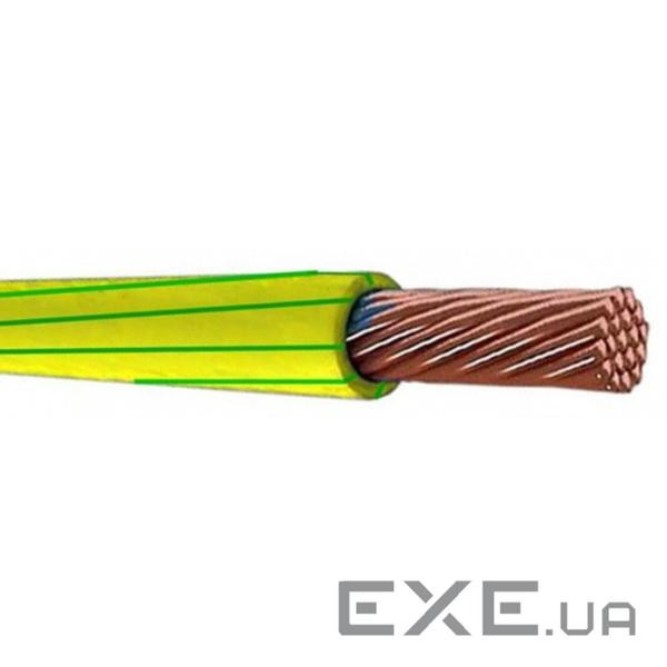 Кабель ПВ 3 1х10 мм2, ПВХ ізоляція (ж / з) (ПВ 3 1х10YG)