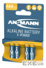 Батарейка Ansmann AAA MN2400 LR03 * 4 (5015653)