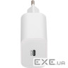 Зарядний пристрій RivaCase 1xUSB Type-C PD 20 Вт white (PS4101 W00 (White))