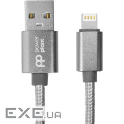 Дата кабель USB 2.0 AM to Lightning 1.0m PowerPlant (CA912322)