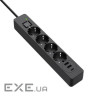 Мережевий фільтр COLORWAY CW-CHE435PDB Black, 4 розетки, 1xUSB-C, 2xUSB, 5м