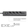 Мережевий фільтр COLORWAY CW-CHE435PDB Black, 4 розетки, 1xUSB-C, 2xUSB, 5м