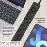 Мережевий фільтр COLORWAY CW-CHE435PDB Black, 4 розетки, 1xUSB-C, 2xUSB, 5м