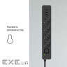 Мережевий фільтр COLORWAY CW-CHE435PDB Black, 4 розетки, 1xUSB-C, 2xUSB, 5м