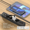 Мережевий фільтр COLORWAY CW-CHE435PDB Black, 4 розетки, 1xUSB-C, 2xUSB, 5м