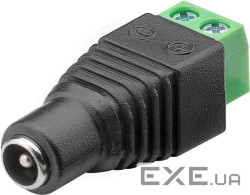 Роз"єм Jack DC-конектор,/F Terminal Block 5.5x2.1mm 5.0,чорний (75.07.6743-1) (75.07.6743-1)