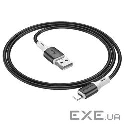 Кабель Borofone BX79, Lighting-USB, 2.4A, довжина 1м , Black, BOX (Borofone BX79L / B)