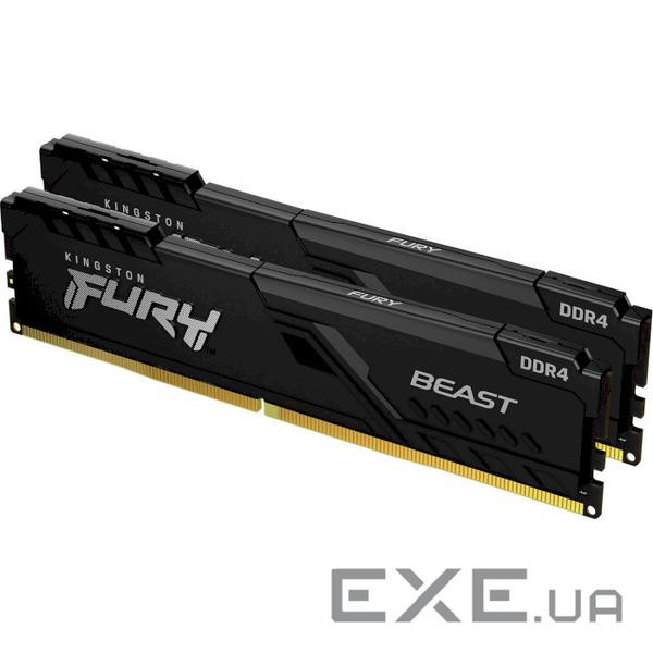 Модуль пам'яті KINGSTON FURY Beast DDR4 3200MHz 32GB Kit 2x16GB (KF432C16BB1K2/32)